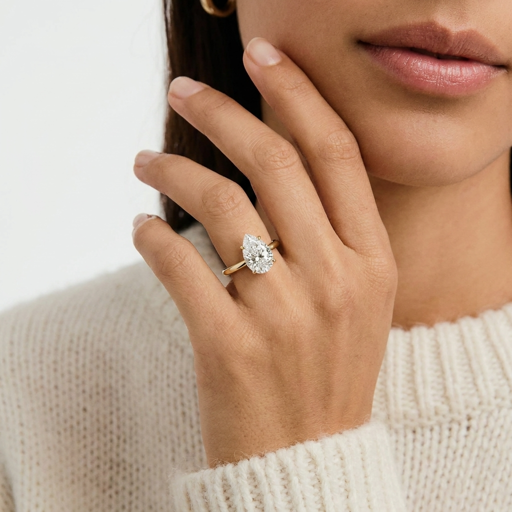Pear Cut Ring