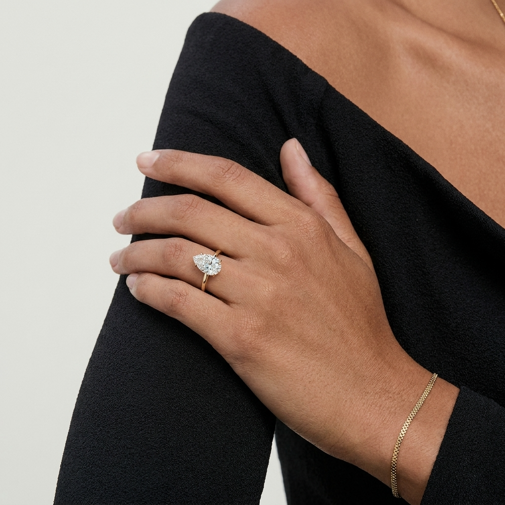 Pear Cut Ring